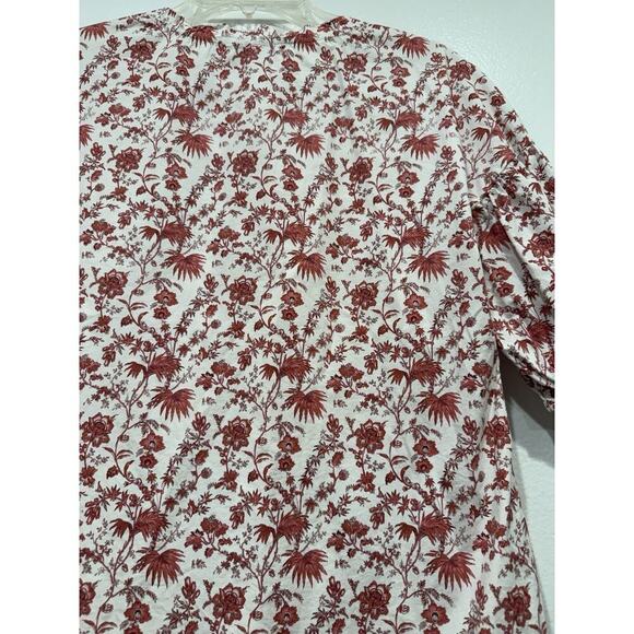 LK Bennett Glenda Wallpaper Top Womens Size 2 Pink Multi Floral Print Cotton - Picture 5 of 10